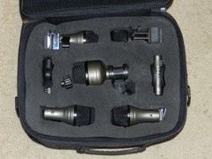 7-Piece CAD PRO-7 Drum Microphone Kit Mic Drummer CM217 KM212 TM211 SN210