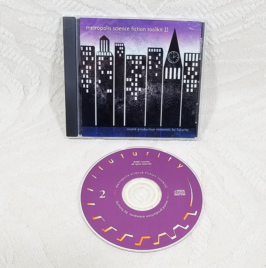 SOUND IDEAS METROPOLIS SCIENCE FICTION TOOLKIT 2 SOUND EFFECTS LIBRARY AUDIO CD