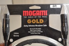 Mogami Gold Neglex Quad Microphone Cable for Studio Neutrik XLR 6 ft.