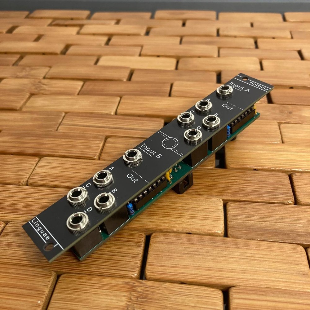 Linguae Devices: Dual Buffered Multiple – 4HP Eurorack Module V1.2