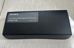 Sony ECM-77B Lavalier Microphone Case Empty