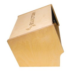 Sound Town DIY 4U Angled Desktop Studio Rack w/ Plywood, Golden Oak (SDRK-Y4SL)