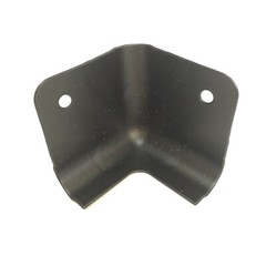 8Pc Black Box Steel Metal Corner Pieces 45x45mm Car Home DJ & Guitar With Screws