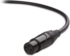 Cable Matters 2-Pack Premium XLR Microphone Cable 3 Feet & 1-Pack 6.35Mm (1/4 In