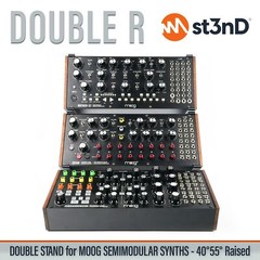 DOUBLE STAND for MOOG Semi-Modular Synths (40° and 55°) – Raised (by 75mm)