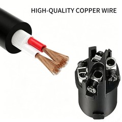 10PCS Speakon Connector 4 Pole Male Plug Compatible for Audio Loudspeaker Cable