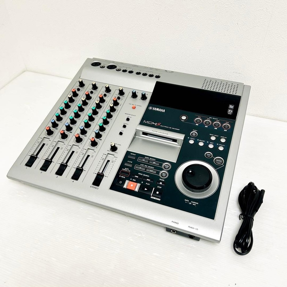 MD4S Multitrack MiniDisc Recorder 4 Track Mixing Deck Tested Working Yamaha