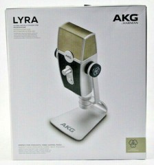 AKG Lyra C44 USB Studio/Podcast/Video/Gaming Microphone Ultra HD Audio by Harmon