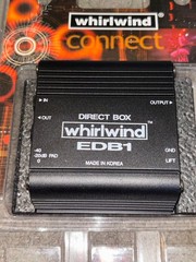 Whirlwind Connect EDB1 Passive Direct Box Single Channel