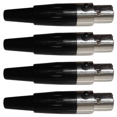 CESS TA5F 5-Pin Mini XLR Female Jack Cable Connector Adapter for Mic Micropho…
