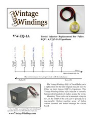 Pultec EQP-1A3 Style Transformers & Filter Set Vintage Windings SALE $100 Off!!