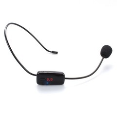 FM Wireless Microphone Headset Megaphone Radio Mic For Loudspeaker