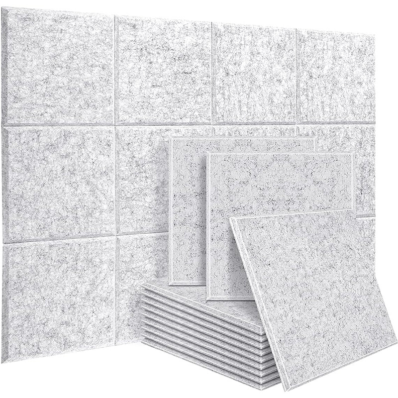 12~96 PACK 12″X12″X0.4″ Acoustic Foam Panel Studio Soundproofing Wall Tiles USA