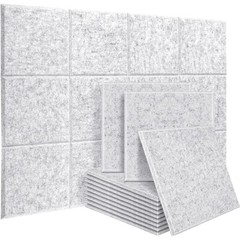 12~96 PACK 12″X12″X0.4″ Acoustic Foam Panel Studio Soundproofing Wall Tiles USA