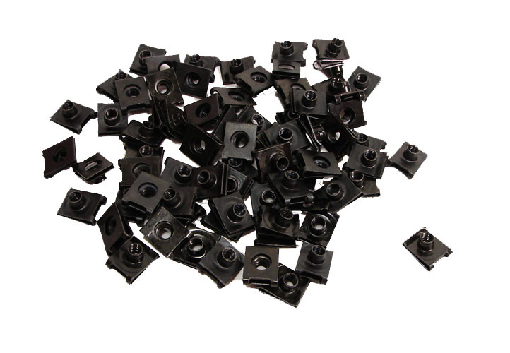 (50 Pack) PENN ELCOM Clip Nuts for Rack Rails sku# P1032/UNFK