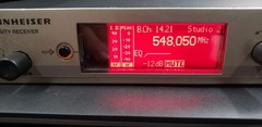 Sennheiser EM300 EW300 G3 Wireless Mic Receiver / Band A: 516-558 with Mount