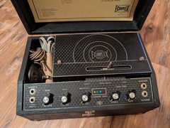 Maestro EchoPlex EP-4 Tape Echo Machine 1970s Black With Foot Switch NO ISSUES!
