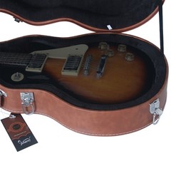 Hard-Shell Electric Guitar Case for GLP Style Electric Guitar Brown, in stock