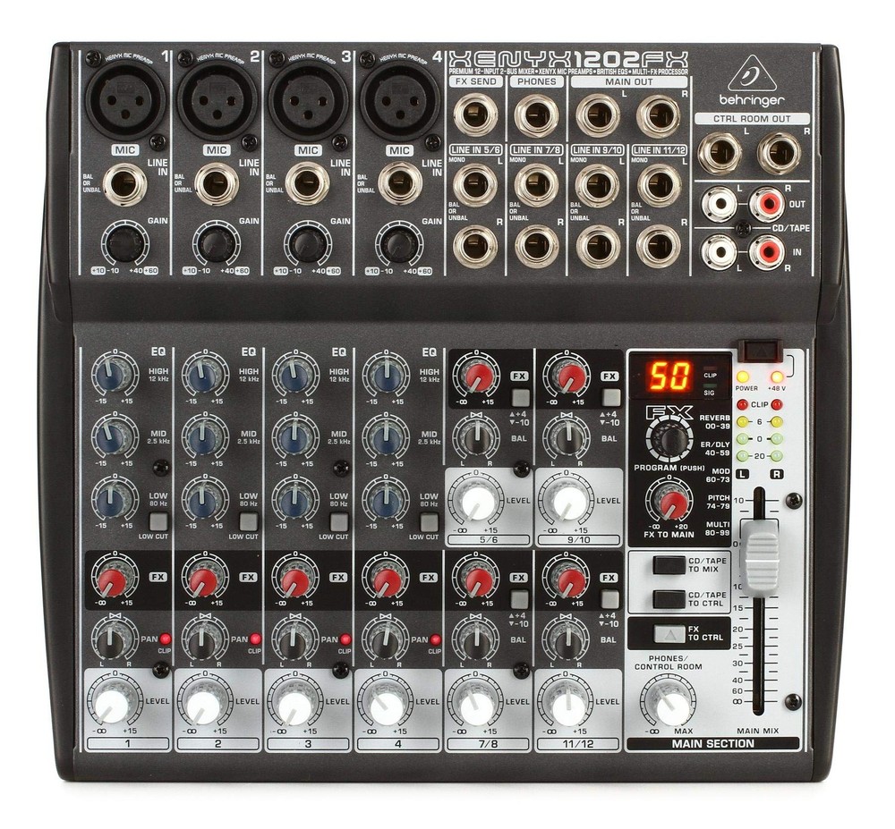 MUSIC Tribe 1202FX Behringer Xenyx 1202 FX Mixer