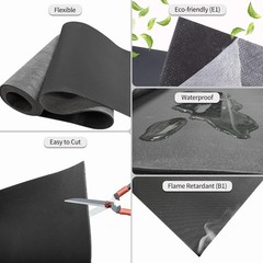 TroyStudio Mass Loaded Vinyl Sound Proof Barrier, 1 lb/sqft, 1 x 8 Feet Black