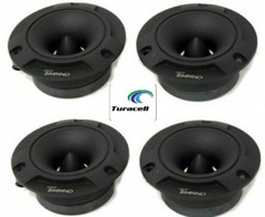 4x Timpano TPT-ST2 4″ Super Loud Tweeters Black Titanium Bullet 240 Watts NEW!