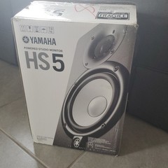 Yamaha HS5 Studio Monitor Speaker w/power cable, Black, Ex Cond (Single)