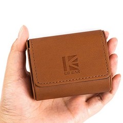 KBEAR IEM 4347 Brown Travel Portable Earphone Case