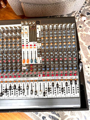 Behringer XENYX XL2400 24 Input 4 Bus Live Mixer Mounted In 1/2 Case Removable
