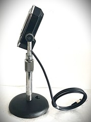 Vintage 1930’s Universal Velocity Ribbon Microphone – working, stand included