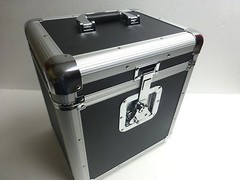 12″ or LP Record Box Euro Style Case Holds Up To 70 Vinyl Records