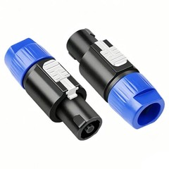 10PCS Speakon Connector 4 Pole Male Plug Compatible for Audio Loudspeaker Cable