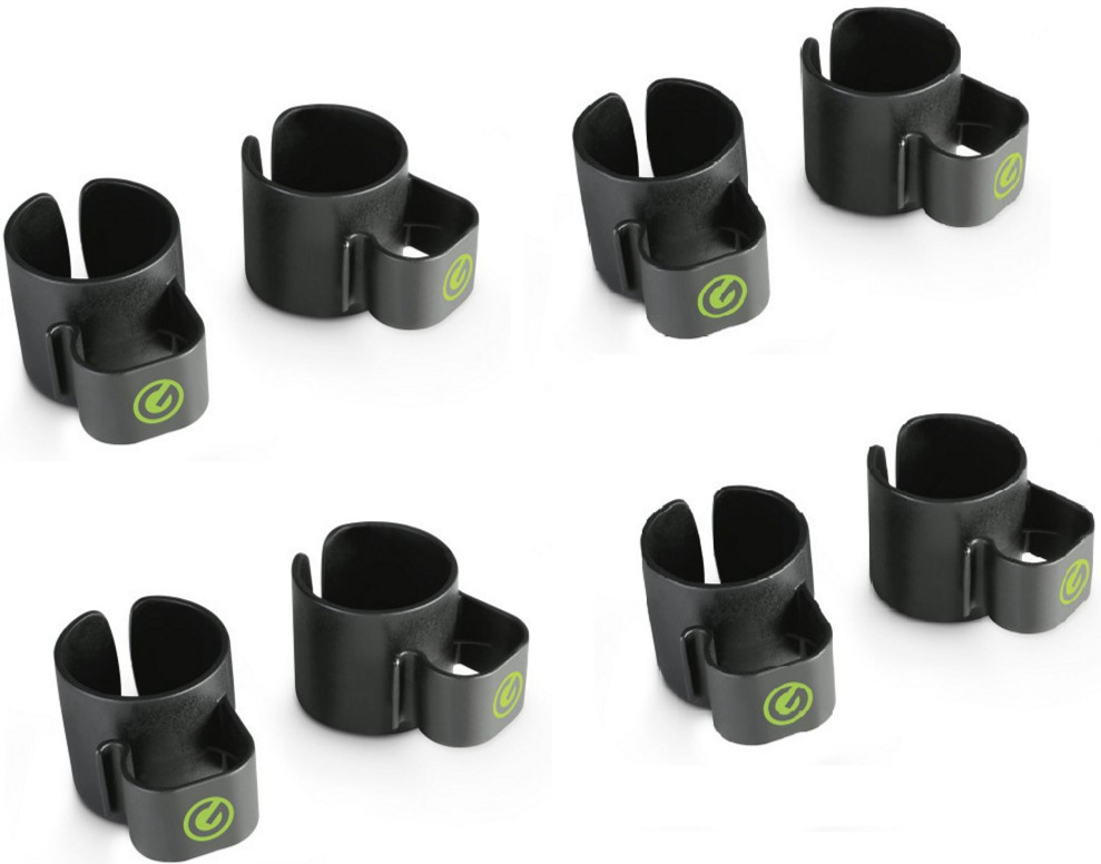 4x Gravity SA CC 35 B Cable Clips 35 mm for speaker stands & subwoofer poles