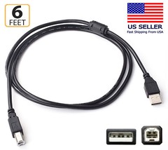 6FT USB 2.0 Cable for Allen & Heath ZED Mixers: ZED-16FX, ZED-22FX, ZEDi-10FX