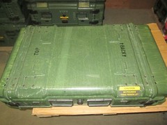 Rackmount 04U x24 Slide Out General Dynamics Composite Shock Mount Rack Case