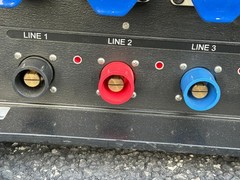 INDU 400A Power Distro PD 208V 30A X 6 CEE 30A-BLU3, ED DUP X2 W/CABLE