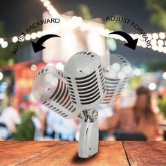 Pyle Classic Retro Dynamic Vocal Microphone – Old Vintage Style with XLR Cable