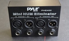 Pyle PHE400 2-Channel Hum Eliminator Dual Channel Analog XLR 1/4″ 20Hz-20kHz