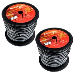 200 ft foot 12 gauge 8 conductor PRO AUDIO SPEAKER CABLE WIRE SNAKE (2 x 100ft)