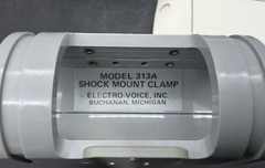 Vtg NOS Electro-Voice EV Model 313A Shock Mount Microphone Clamp Gray in Box