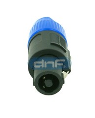 1 Pack 4 Pin 4 Pole Speaker Conductor Male Audio Plug Speakon Connector Adapter
