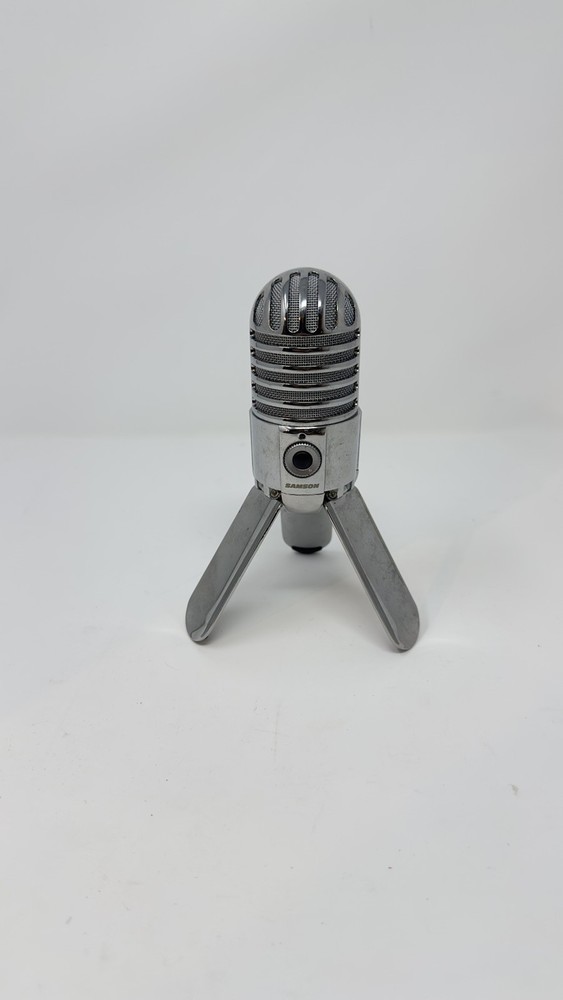 Samson Chrome Meteor Condenser Wired USB Microphone Works