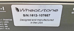 Wheatstone M-1 Single Channel 24 Bit Digital Microphone Processor Tested Read