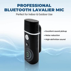 Wireless Voice Amplifier with Bluetooth Lavalier Microphone, Professional Noise