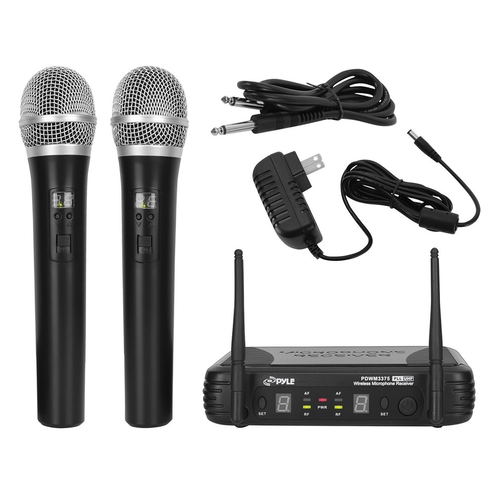 Premier Series 2-Channel UHF Wireless Handheld Microphone System