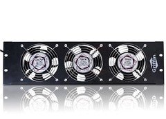 Studio Rackmount Cooling Fan – 3U Exhaust Rack Equipment Gear Server DJ PA AMP