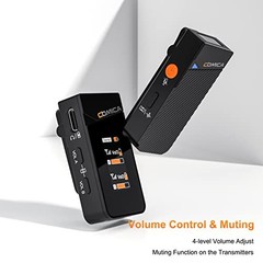 COMICA Wireless Lavalier Microphone Mini LAPEL VIMO-C1 – Black