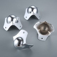 4Pcs Corner Protector Silver for Luggage Corner Guard Bumper Edge Cover Hardware