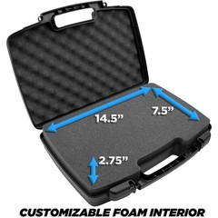 CM Hard Case fits Pico Projectors, Microphones and More in Customizable Foam