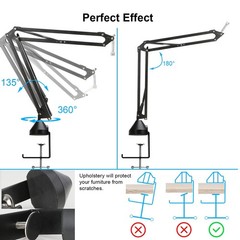 Rode Podmic Stand with Microphone Windscreen and Dual Layered Mic Pop Filter for