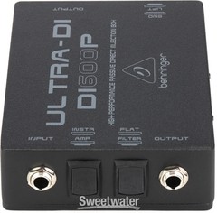 Behringer Ultra-DI DI600P 1-channel Passive Microphone / Instrument Direct Box